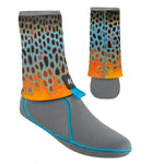 De Young style 3.5mm Korkers I-Drain Neoprene Guard Sock for wet wading fly fishing in summer