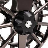A close-up shot of the drag mechanism for the Lamson Guru E fly reel at Angles Sports