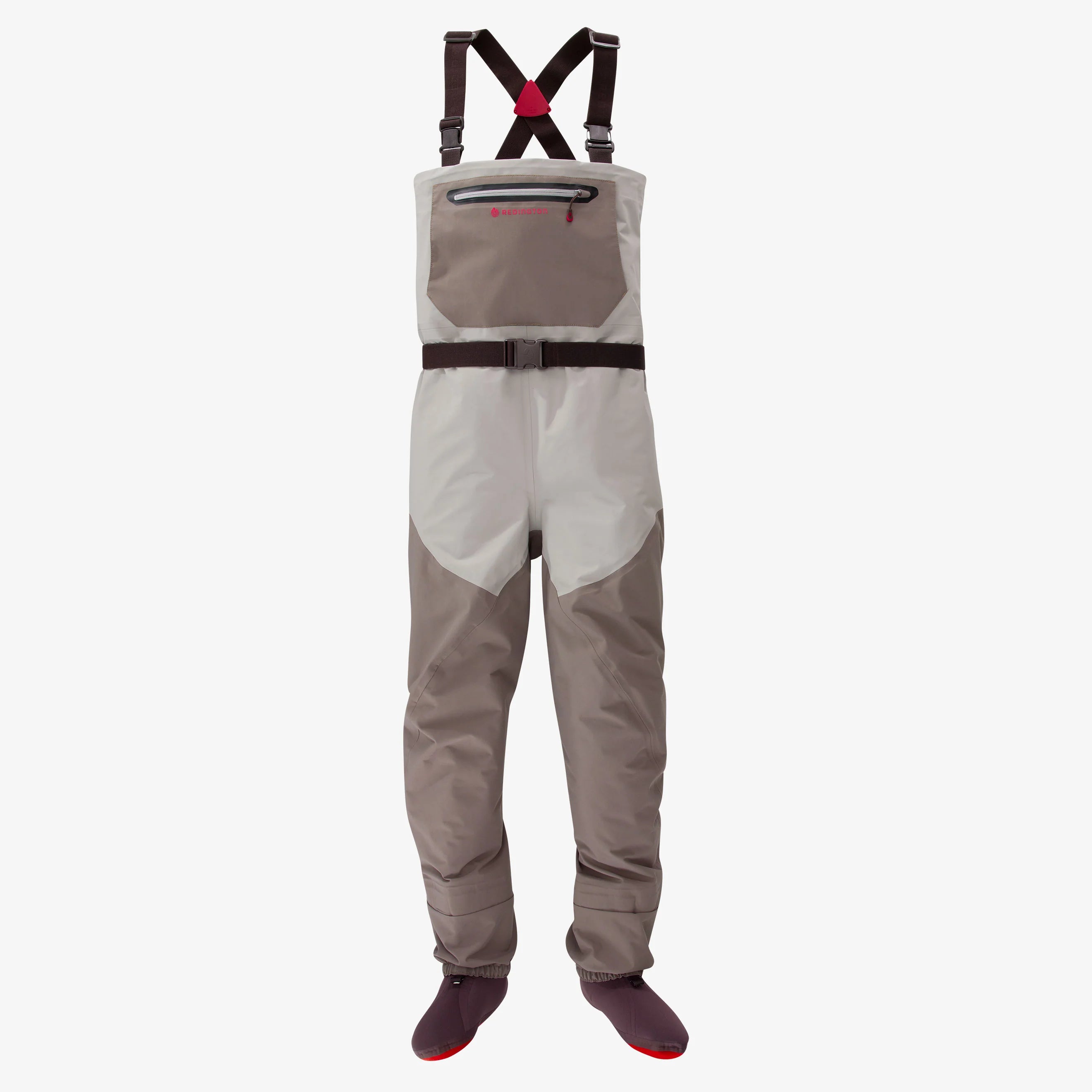 Redington Sonic-Pro breathable fly fishing waders with reinforced knees