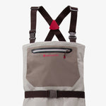 A close-up of the men's Redington Sonic-Pro chest pocket