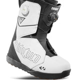 ThirtyTwo Lashed Double BOA white and black snowboard boots with dual BOA lacing system