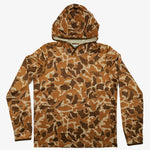 Vintage Camo Sun Hoodie from Yakoda front view best Summer Hoodie