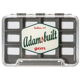 Adamsbuilt - Fly Box Clear Single-sided Small w/ 8 Magnetic Compartments