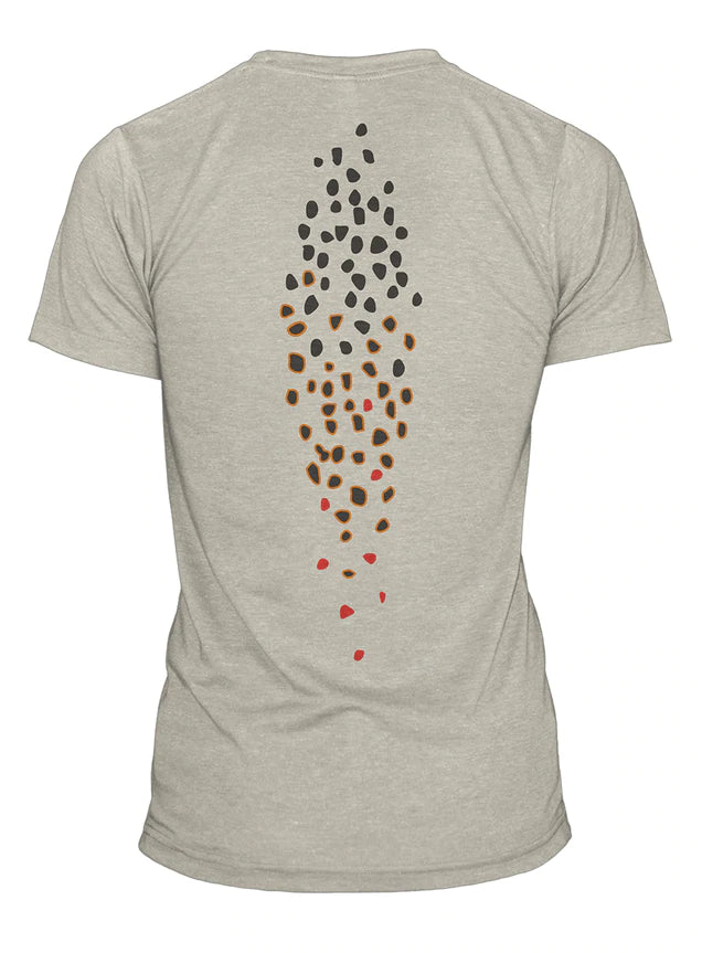 Fly Shop Longmont Colorado, Fly Fishing Longmont, FLy Fishing, Fly Shop, Rep Your Water, Brown Trout Spine Tee
