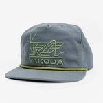 Front View of the dark grey yakoda hopper hat great summer hat for fly fishing