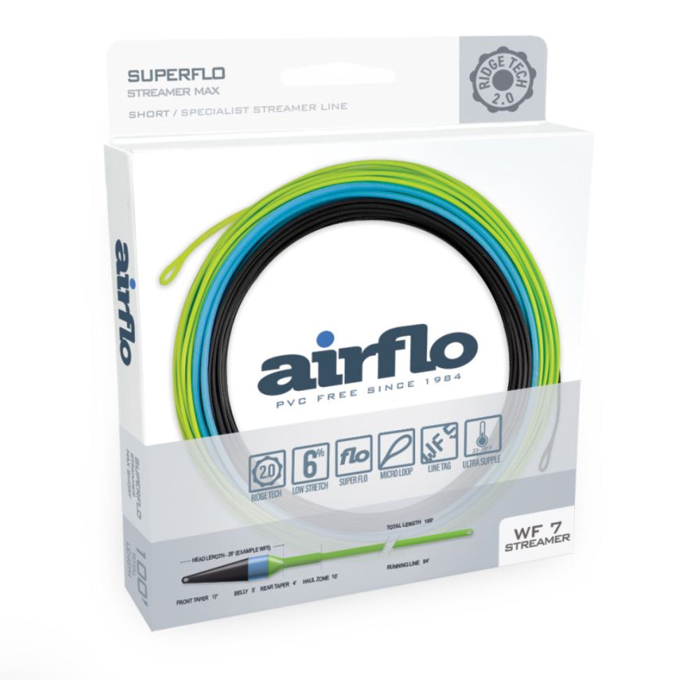 Airflo superflo ridge 2.0 Streamer Max short Fly line – Angles Sports ...