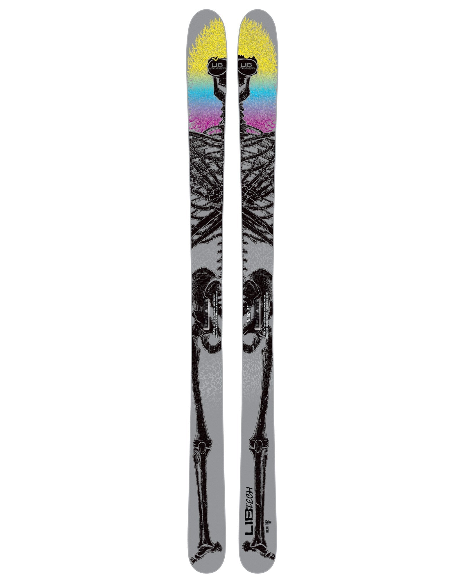 Lib Tech Hemi 102 skis 2027, topsheet