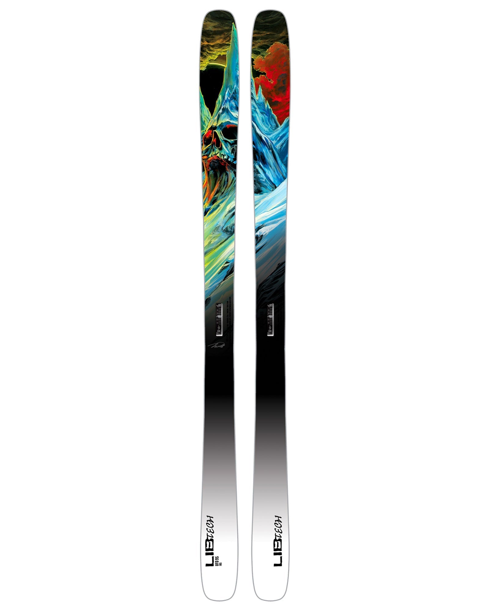 Lib Tech UFO 95 skis 2026/27, topsheet graphic, freestyle park ski
