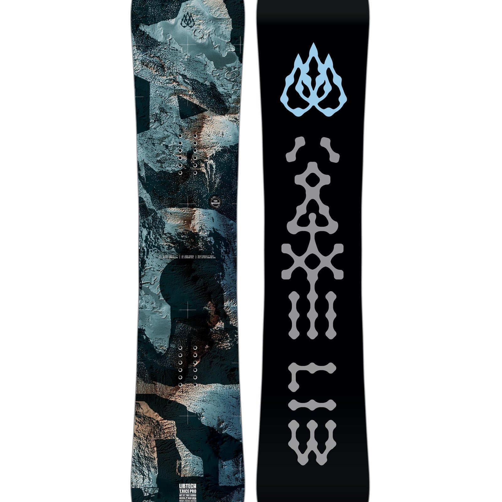 Lib Tech T.Rice Pro snowboard 2026/27, topsheet graphic, Travis Rice pro model twin