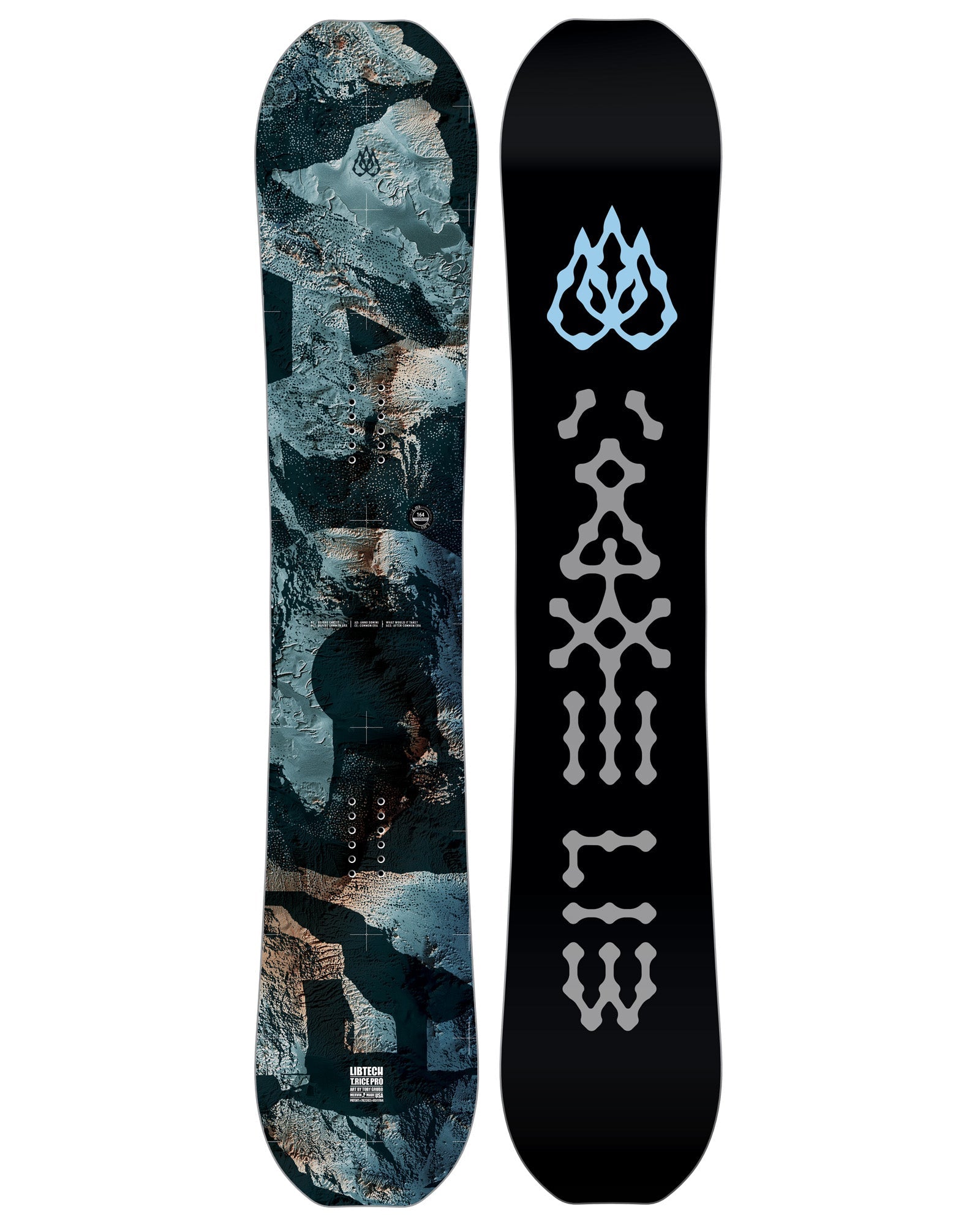 Lib Tech T.Rice Pro snowboard 2026/27, topsheet graphic, Travis Rice pro model twin