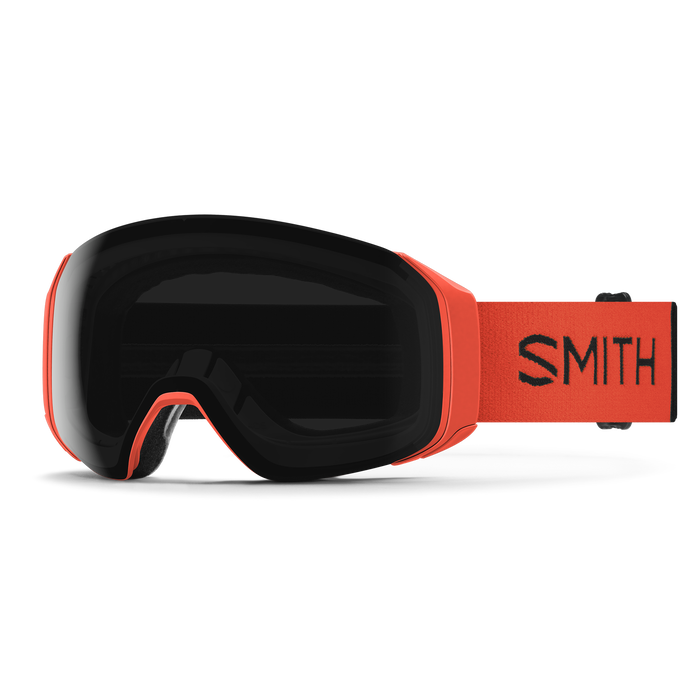 Smith 4D Mag S goggles w/sun black and storm blue sensor mirror lenses