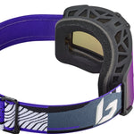 Bollé Cerro goggles three-quarter view showing the half-rim frame and Flow-Tech venting