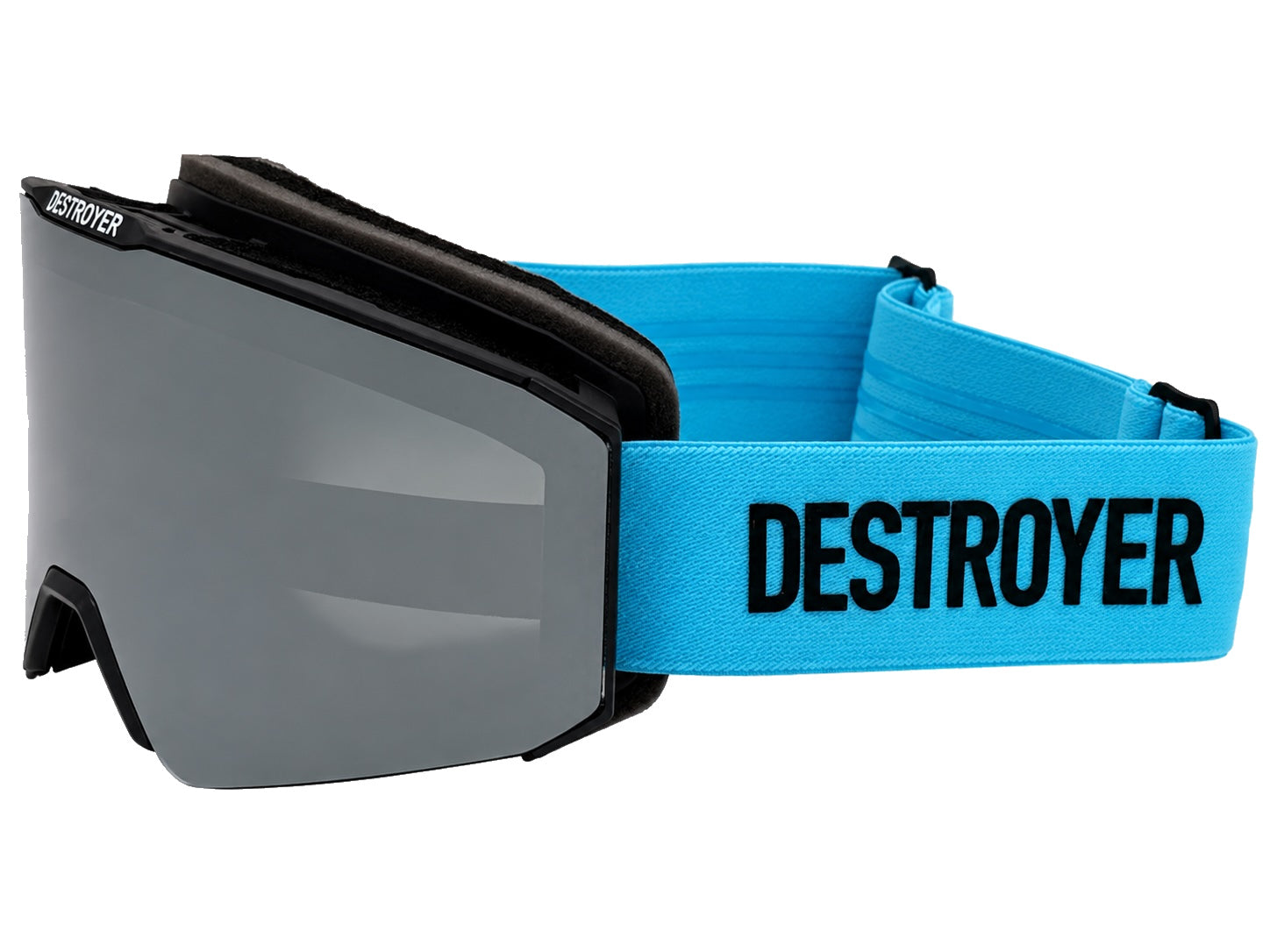 Destroyer Hard Coin Goggle - Blue / Black Wordmark - Hi Def Black