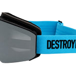 Destroyer Hard Coin Goggle - Blue / Black Wordmark - Hi Def Black