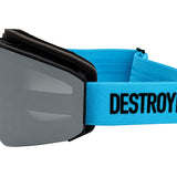 Destroyer Hard Coin Goggle - Blue / Black Wordmark - Hi Def Black