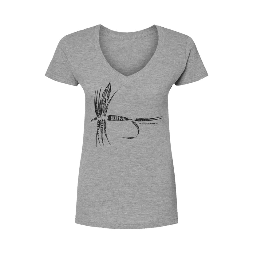Rep Your Water Feather Dry Fly Women's Tee