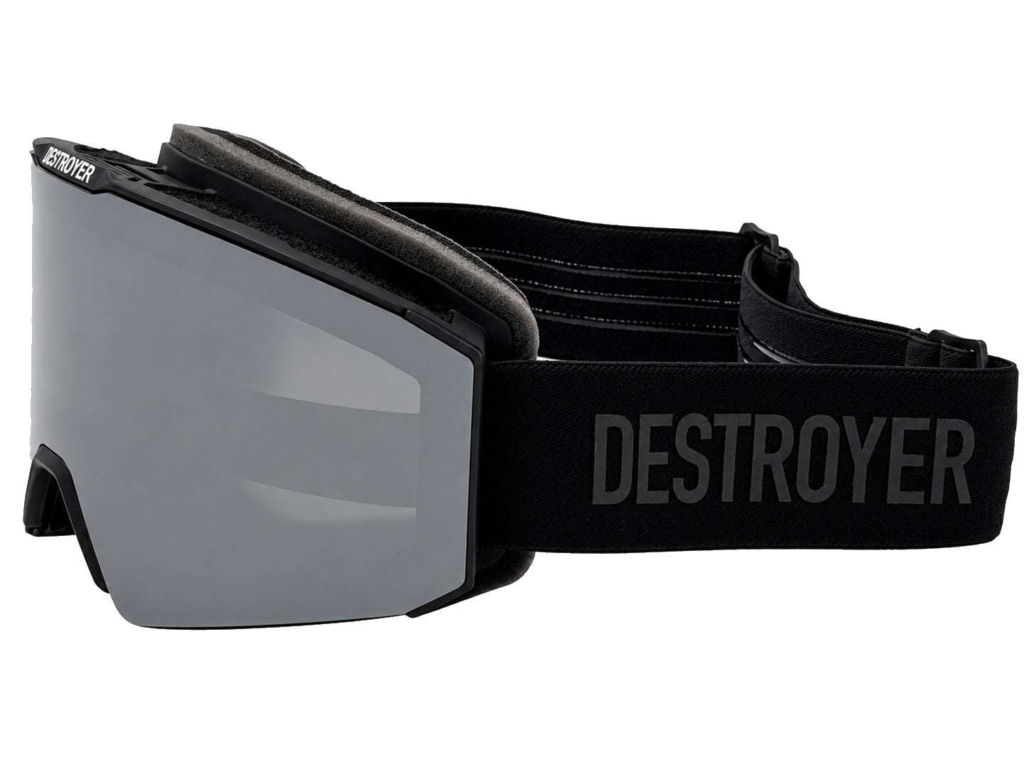 Destroyer Hard Coin Goggle - Jet Black Wordmark - Hi Def Black