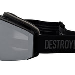 Destroyer Hard Coin Goggle - Jet Black Wordmark - Hi Def Black