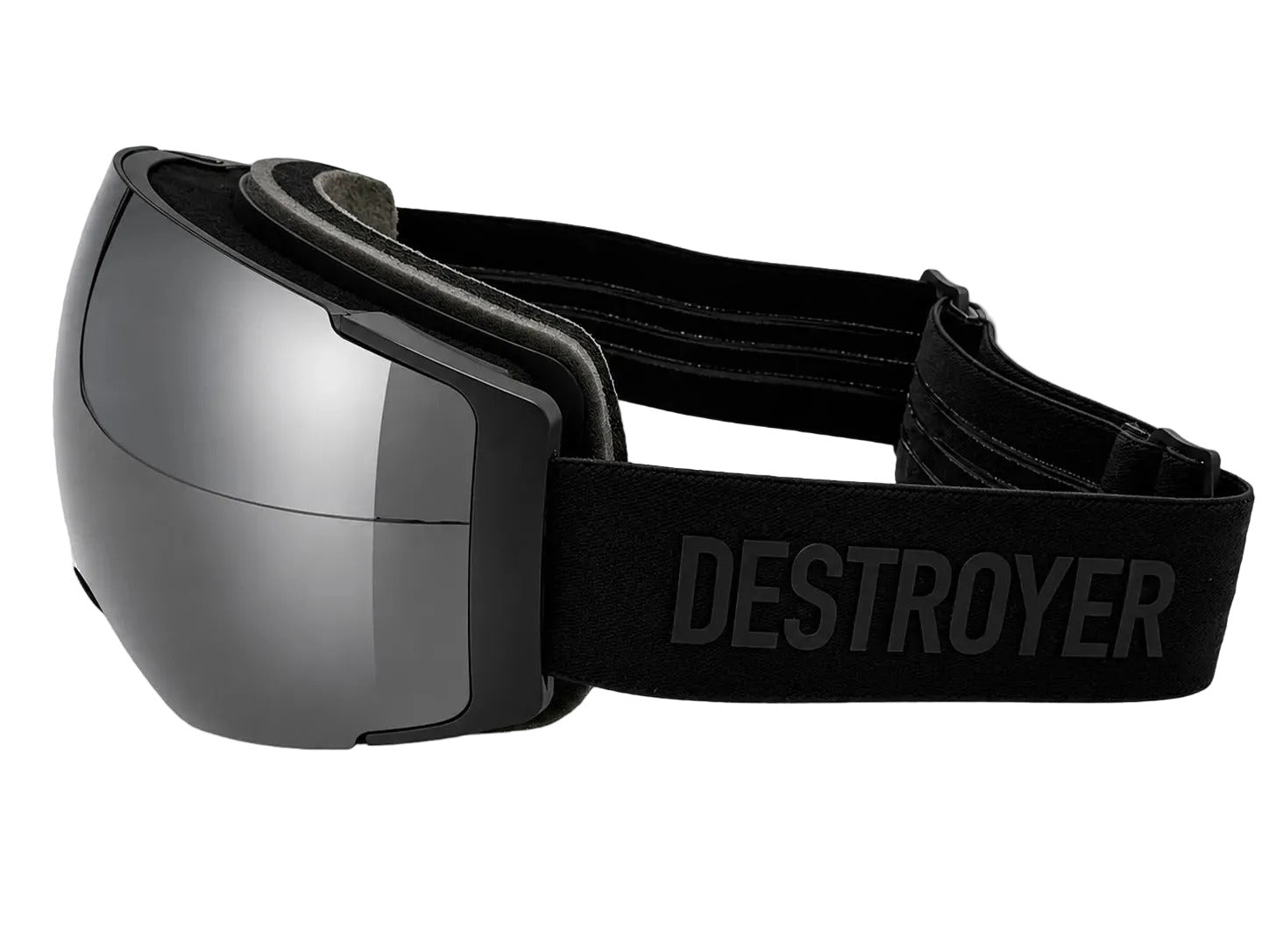 Destroyer Pioneer Goggle - Jet Black Wordmark - Hi Def Black
