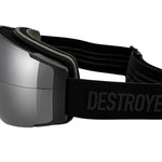 Destroyer Pioneer Goggle - Jet Black Wordmark - Hi Def Black