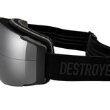 Destroyer Pioneer Goggle - Jet Black Wordmark - Hi Def Black