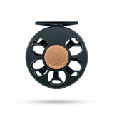 Ross Reels Cimarron Fly Reel close-up front view Black