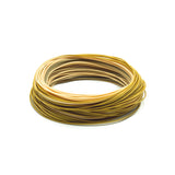 The Bucksin/Camo colored coil of Scientific Anglers Amplitude Textured Infinity Fly Line – Floating Fly Fishing Line for All-Purpose Use