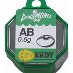 Dinsmore Single Shot Split Shot for Fly Fishing – Sizes BB, 1, 4, 6