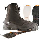 Korkers Devil's Canyon FIshing Boot with Felt & Kling-On Soles- Fly FIshing