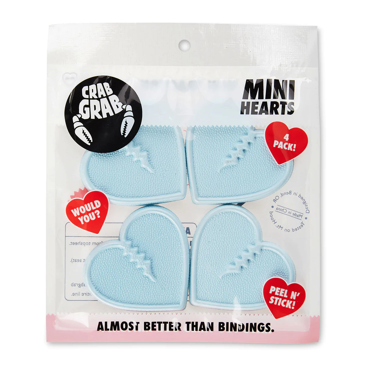 Crab Grab Mini Hearts - Snowboarding