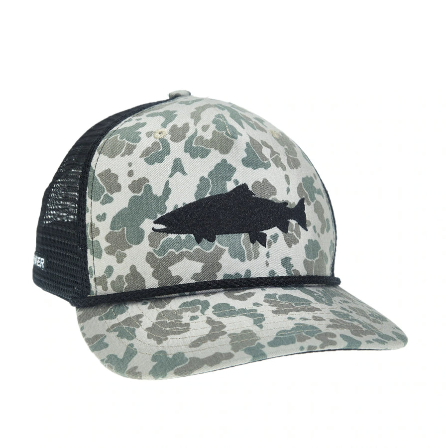 Rep Your Water Camo Trout Twill Hat - Fly Fishing
