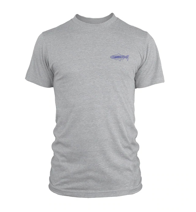 Longmont Fly Shop, Fly Fishing Longmont Colorado, Fly Fishing, Rep Your Water, Colorado Trout Artist Reserve Tee