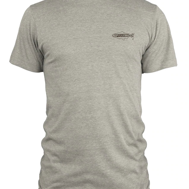 Fly Shop Longmont Colorado, Fly Fishing Longmont, FLy Fishing, Fly Shop, Rep Your Water, Brown Trout Spine Tee