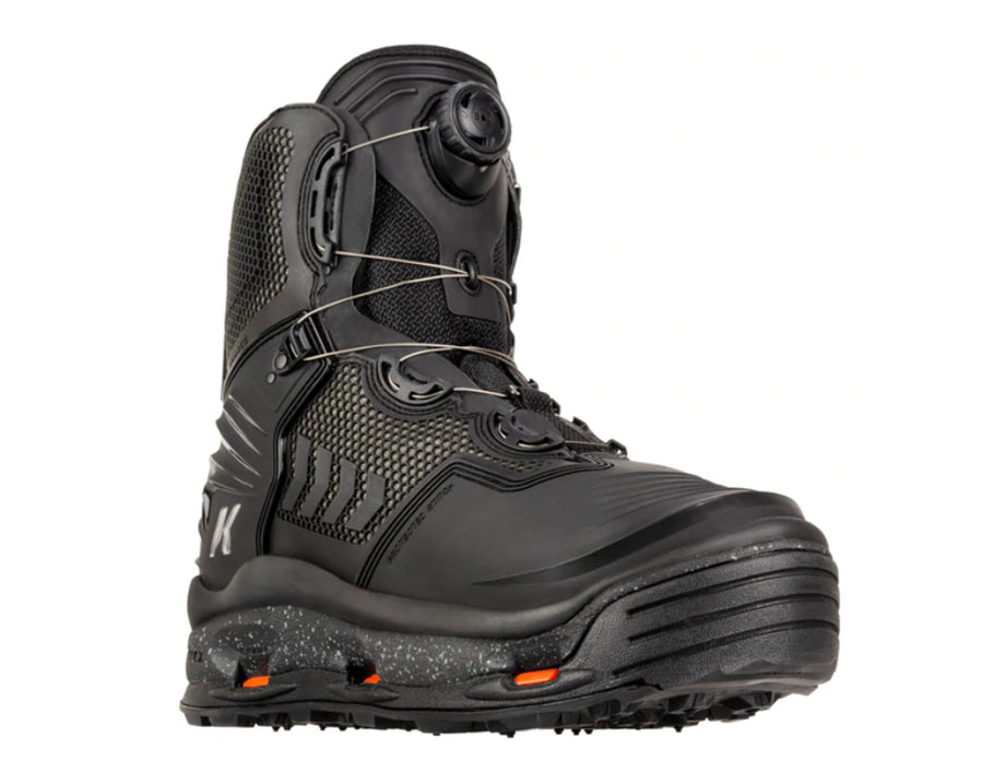 Korkers River Ops BOA Fishing Boot with Vibram & Studded Vibram Soles - Fly Fishing