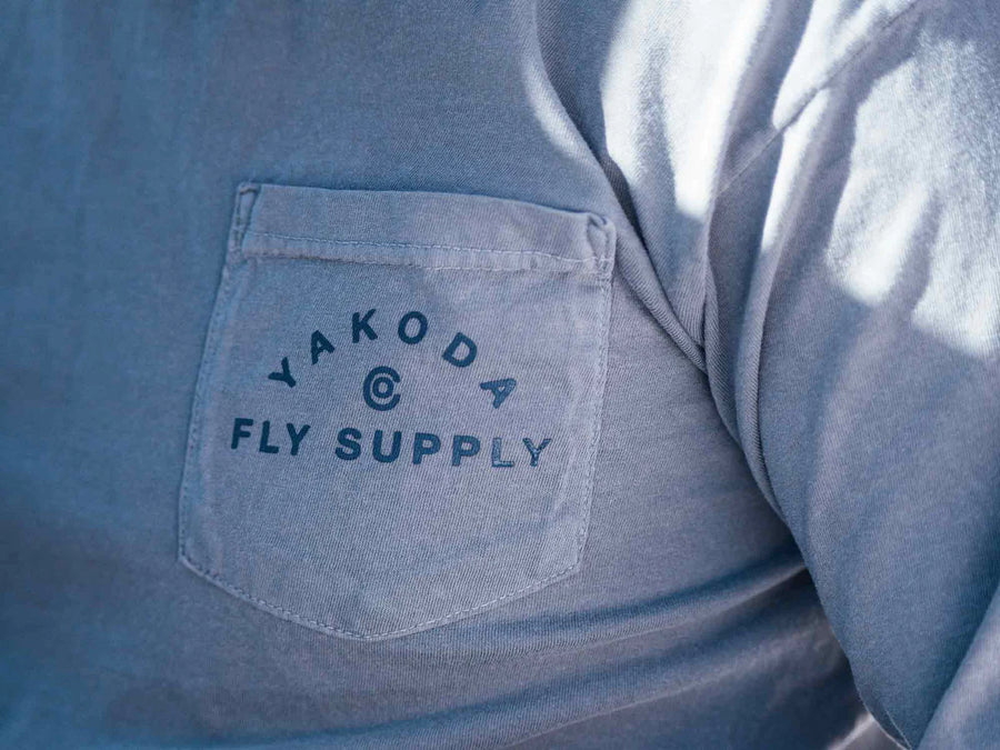 Yakoda Badge Long Sleeve Shirt - Fly Fishing